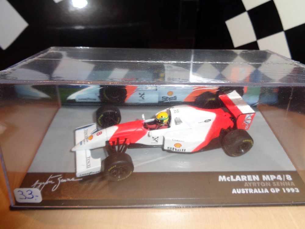 1/43 MINICHAMPS F1 Formule 1 Mclaren Peugeot 1986. Mp 4/2C K.Rosberg