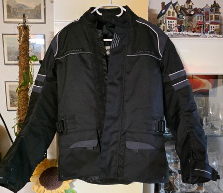 Motorradjacke Grösse S, schwarz/grau, Air-Vent Vengo