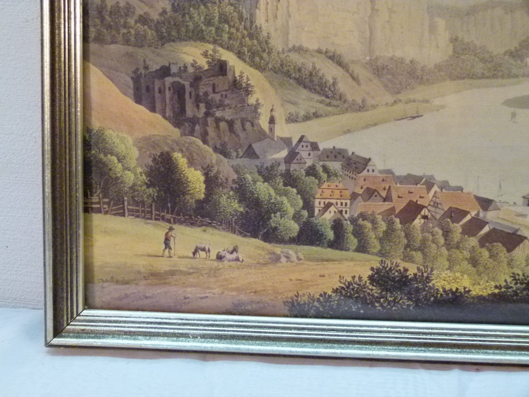 Stiche: Elblandschaft, um 1800 – Gebraucht aus Burgdorf von Attalos 3