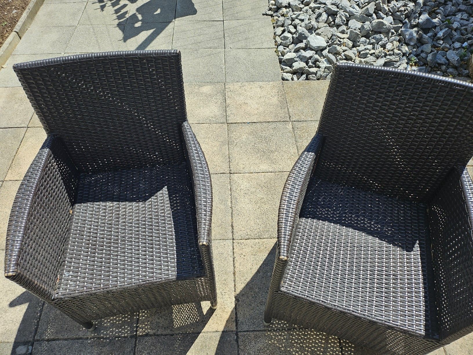 Sedie: Gartenstühle Rattanimitat gebraucht, 6 Stk – Usato da Hunzenschwil venduto da nudget