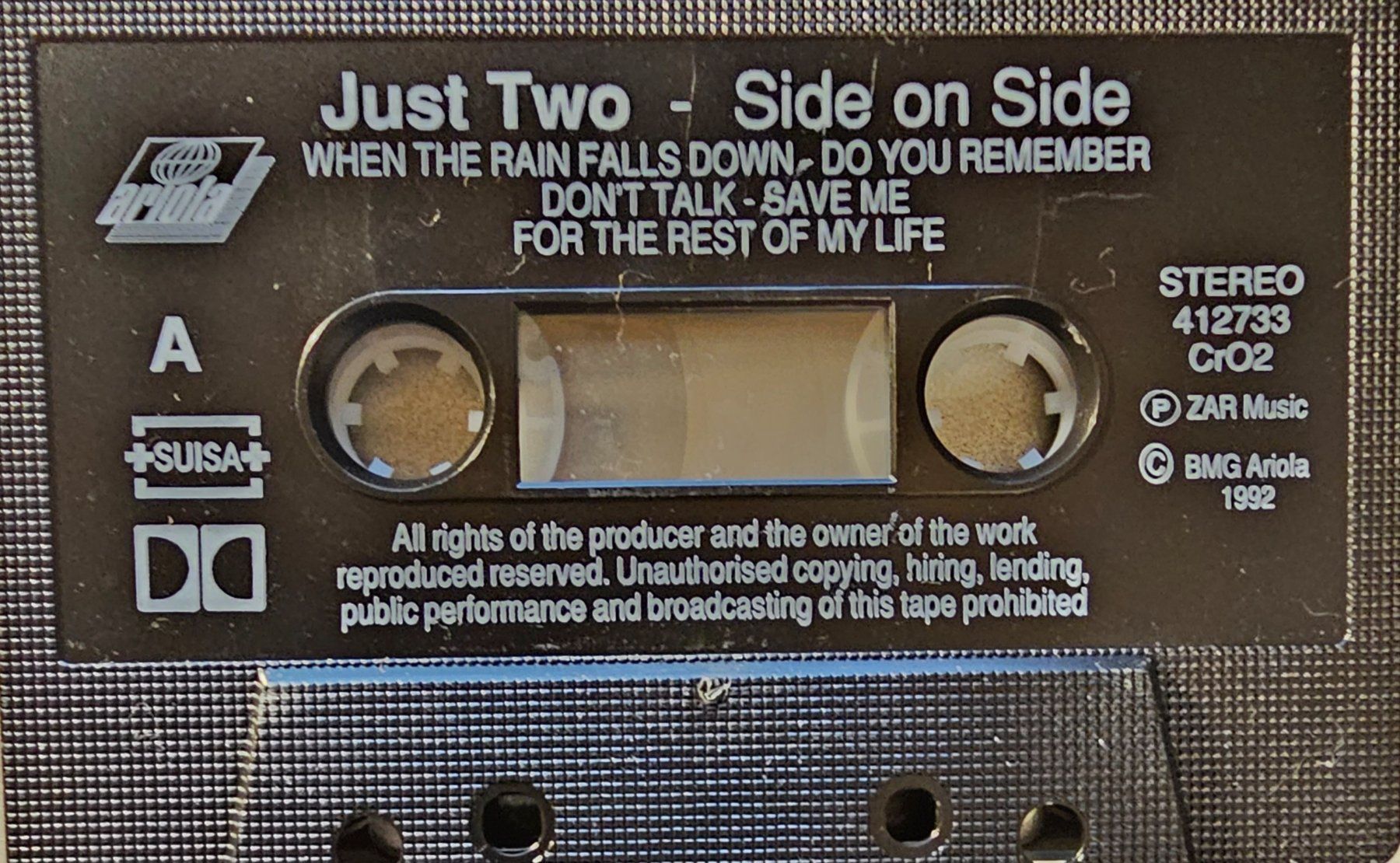 Cassettes audio: MC Just Two - Side on Side – D'occasion à Wahlen b. Laufen par Cg10 2