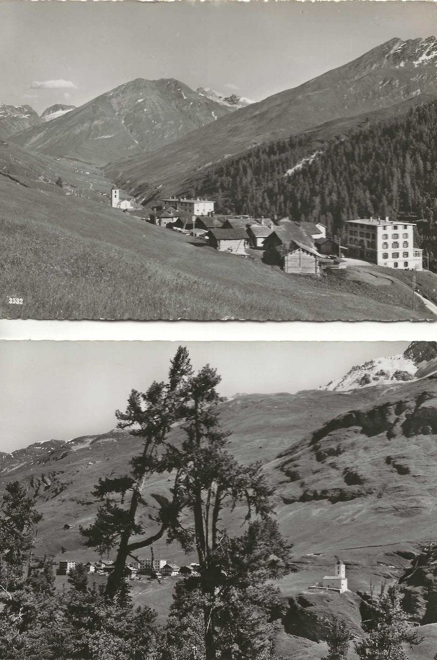 Ansichtskarten: Avers - Cresta  GR  2 AK ca. 1950 beide gut erhalten – Neu (gemäss Beschreibung) aus Ennetmoos von Ambuman