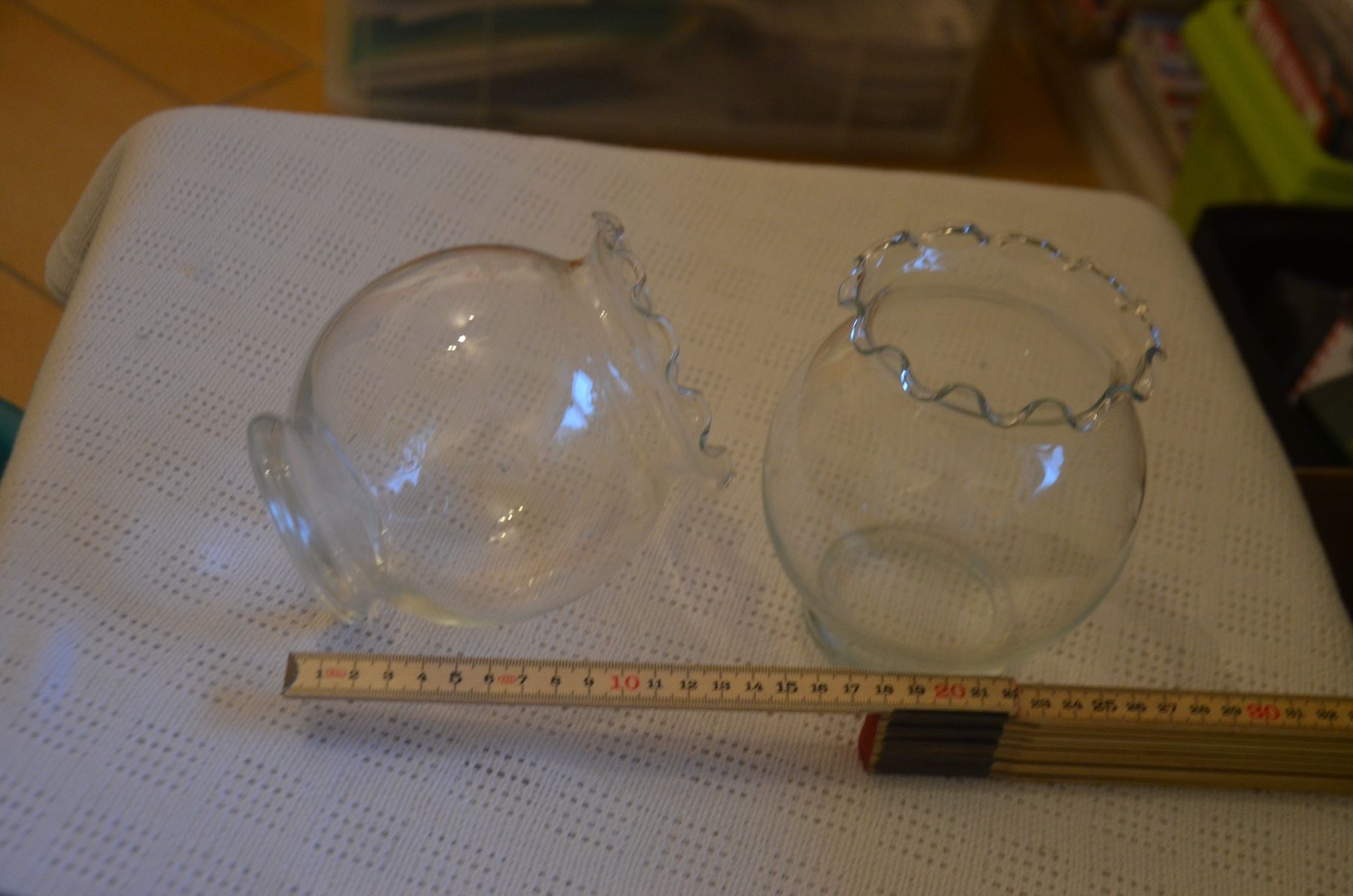 Vasen & Gefässe: 2 VASE GLAS – Gebraucht aus Chiasso von Dolly015 1