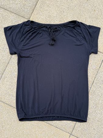 Haut en jersey noir 