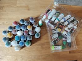 Farben Citadel und Army Painter - Geöffnet und Ungeöffnete 