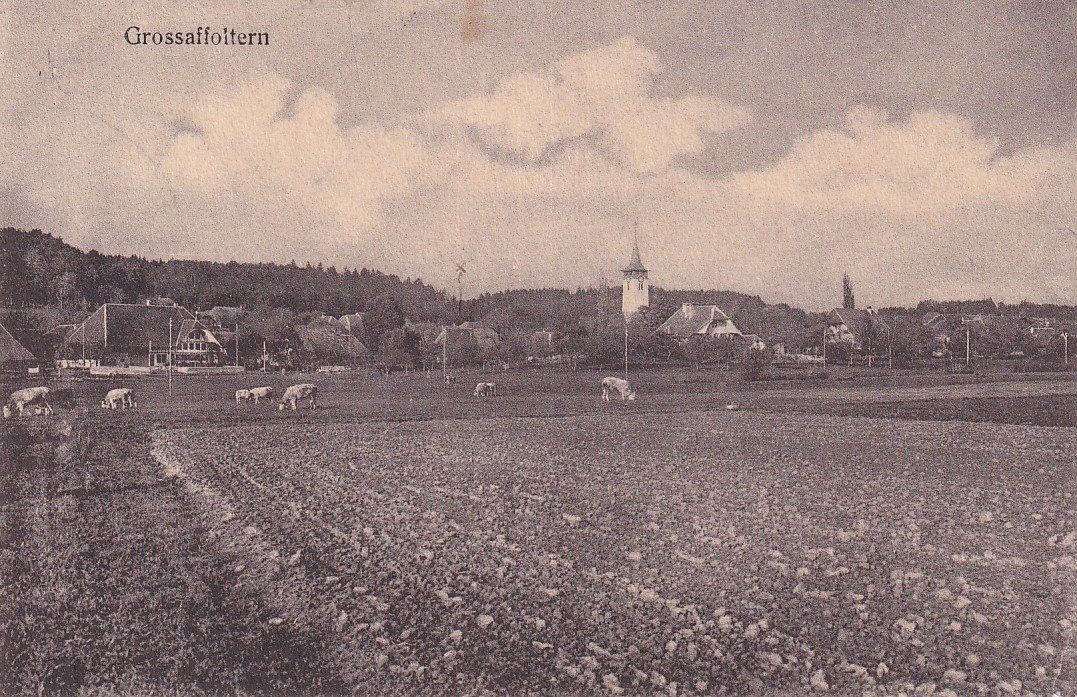 Cartoline postali: Grossaffoltern  BE       um  1 9 1 7 – Usato da Brig venduto da Valcards54