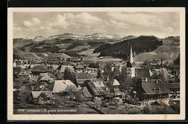 Langnau i. E., Ortsansicht gegen Schratt