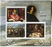 Block "Malerei. Diego Velázquez". Madagaskar