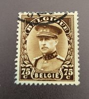Belgien alte briefmarke