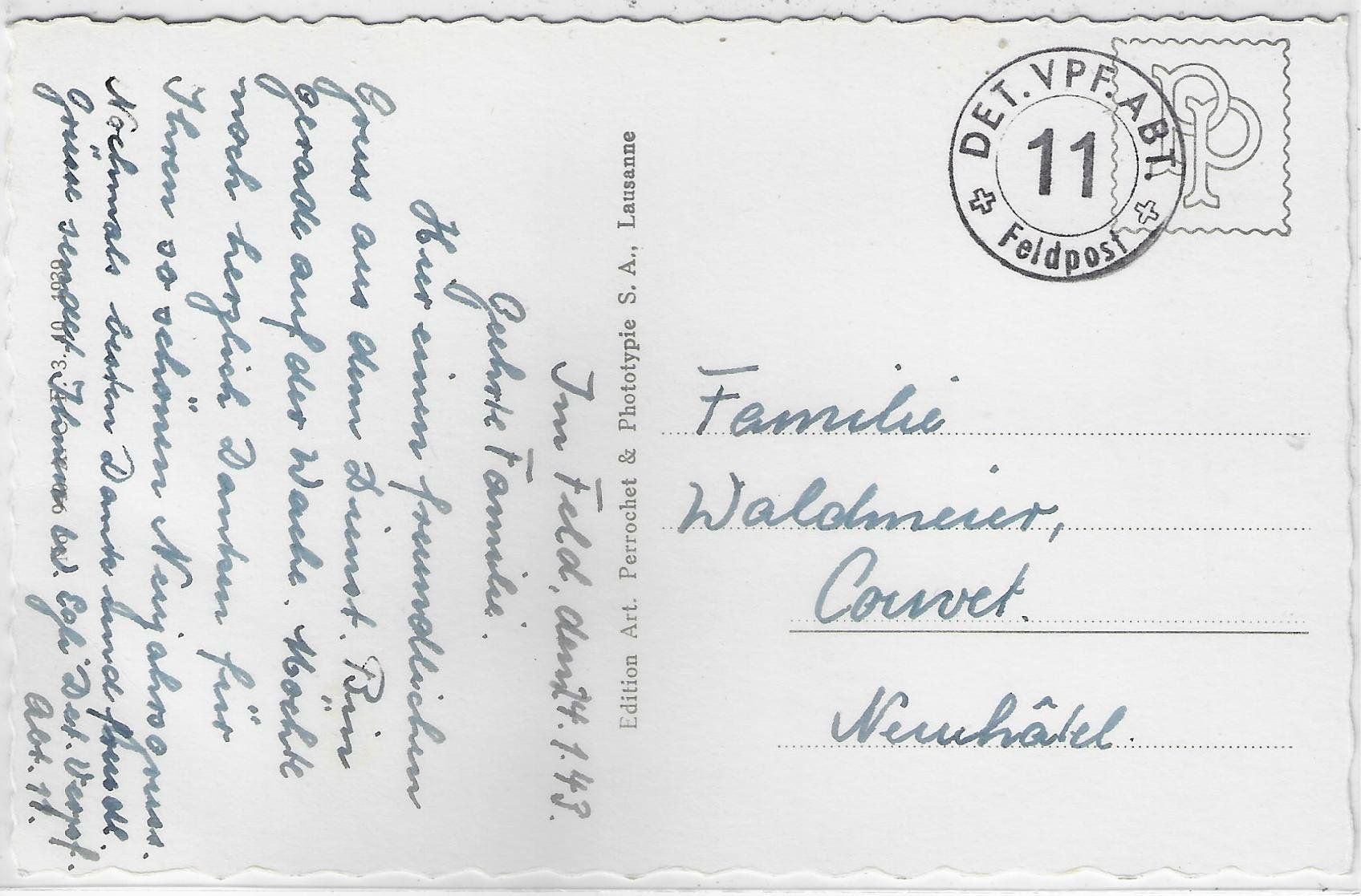 Cartoline postali: Visp Viege - Vue generale – Usato da Ettingen venduto da Kartenplanet 1