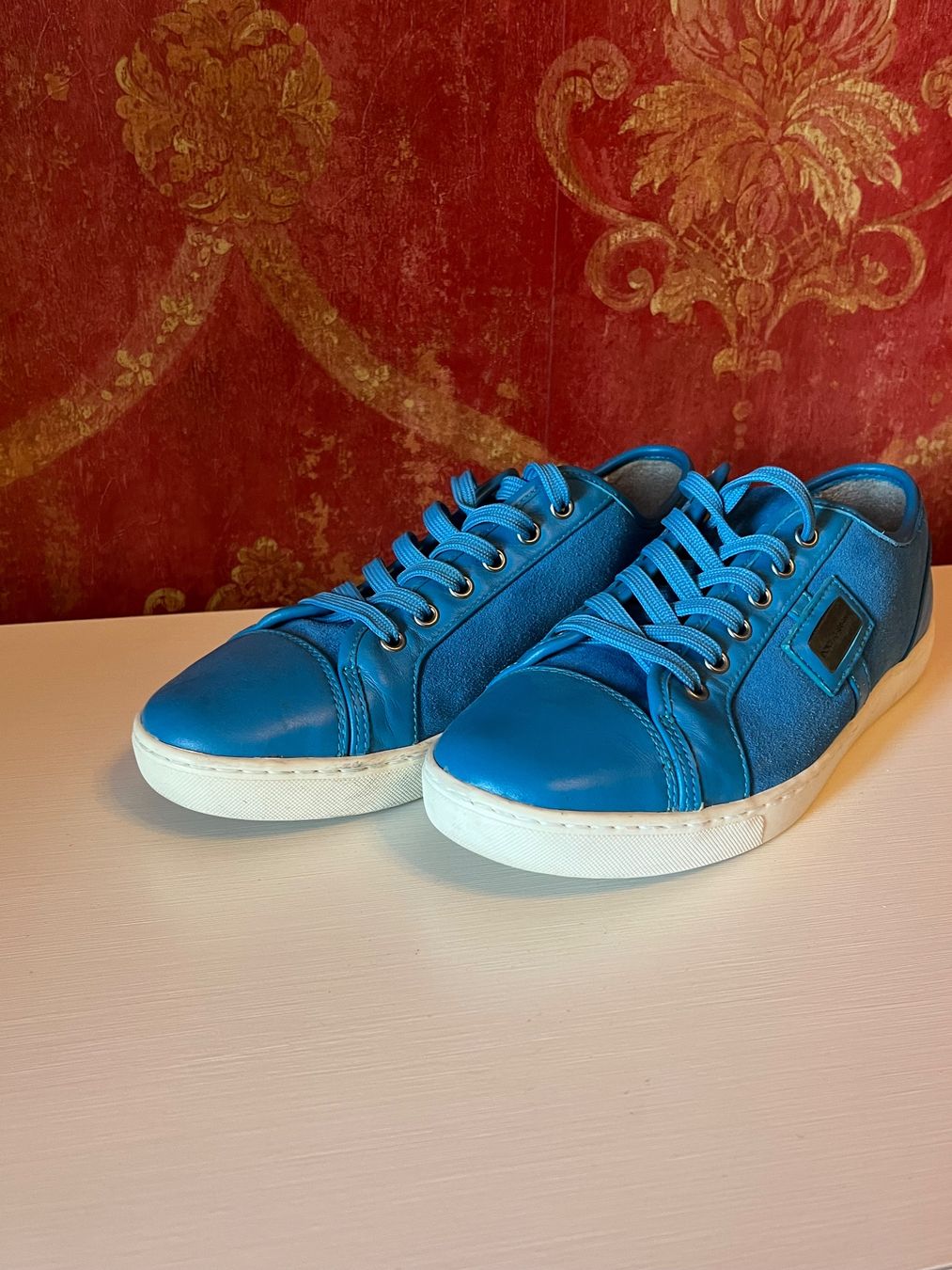 Dolce & Gabbana Herrenschuhe: Dolce & Gabbana en daim et cuir bleu – Gebraucht aus GENEVE von hehakasapa 2