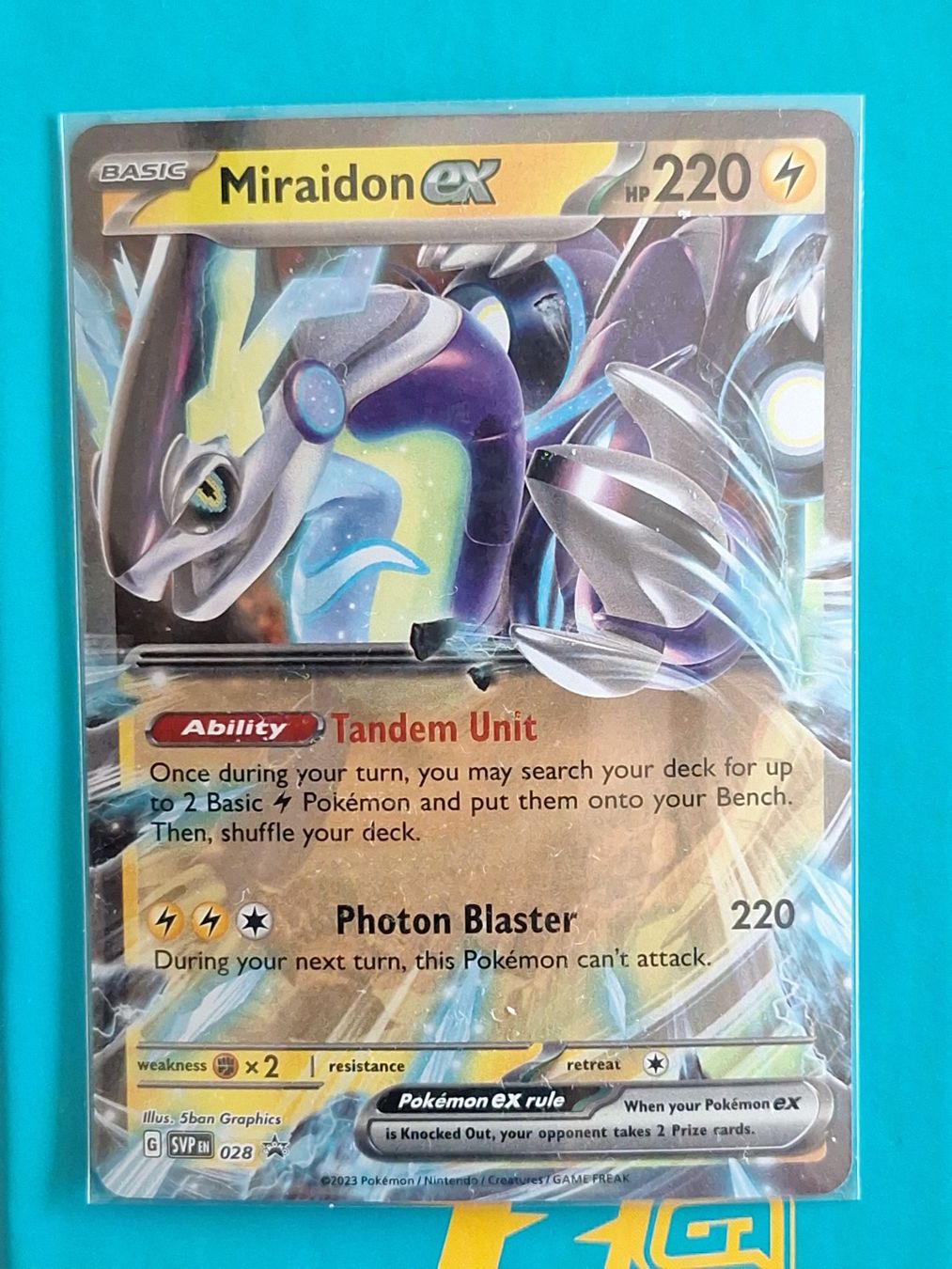 Pokémon Carte collezionabili: Miraidon ex – Usato da Altstätten SG venduto da GGsGameshop