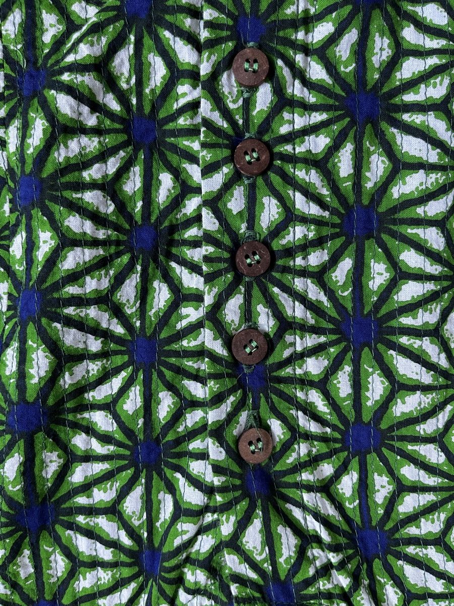 Vestiti: Grünes Kleid mit Muster, Gr. S – Usato da Zürich venduto da Kleanthy 2