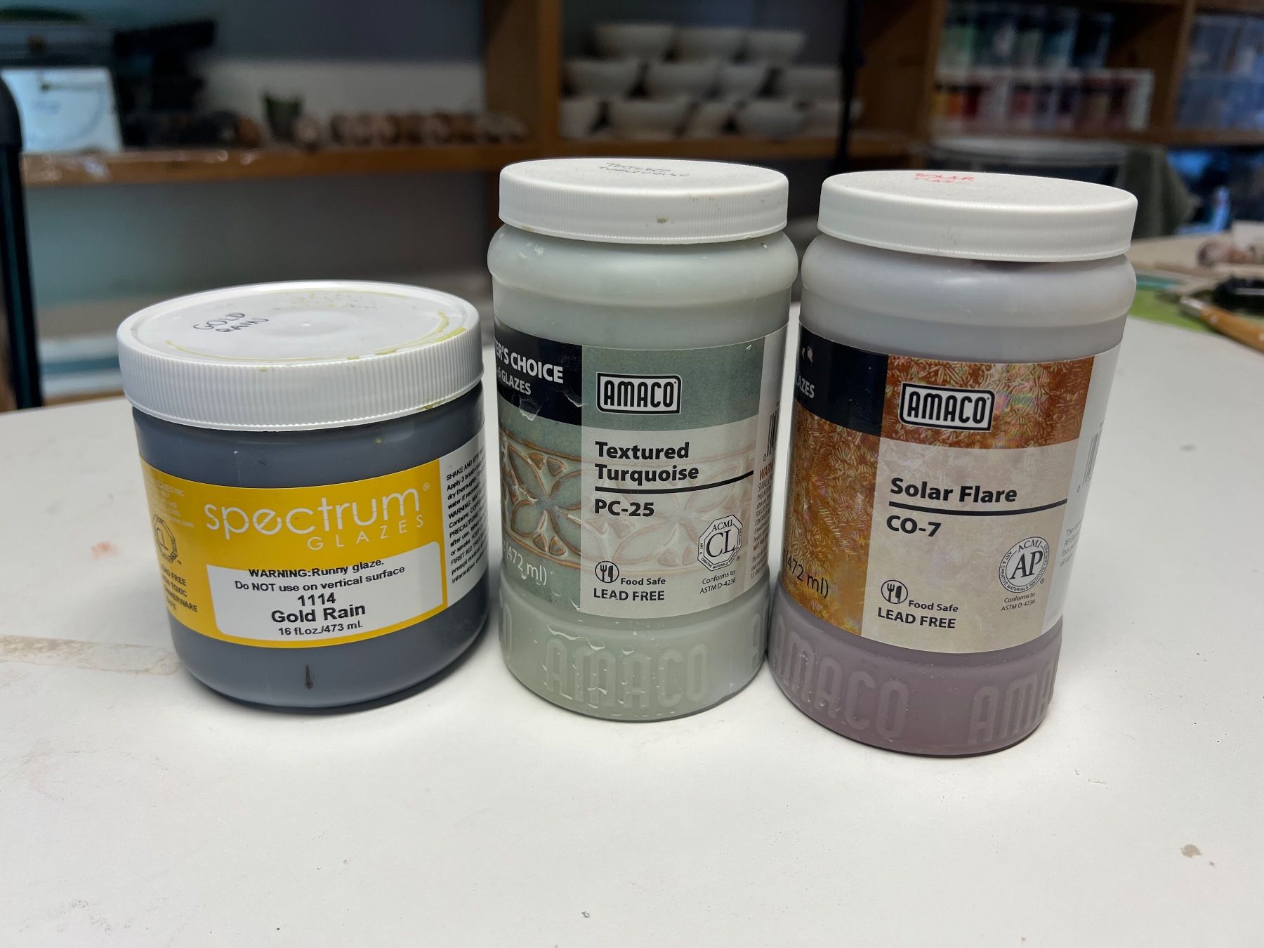 Colori: Amaco Cosmos Spectrum Glasur Keramikglasur – Usato da Chiasso venduto da ludi_a6