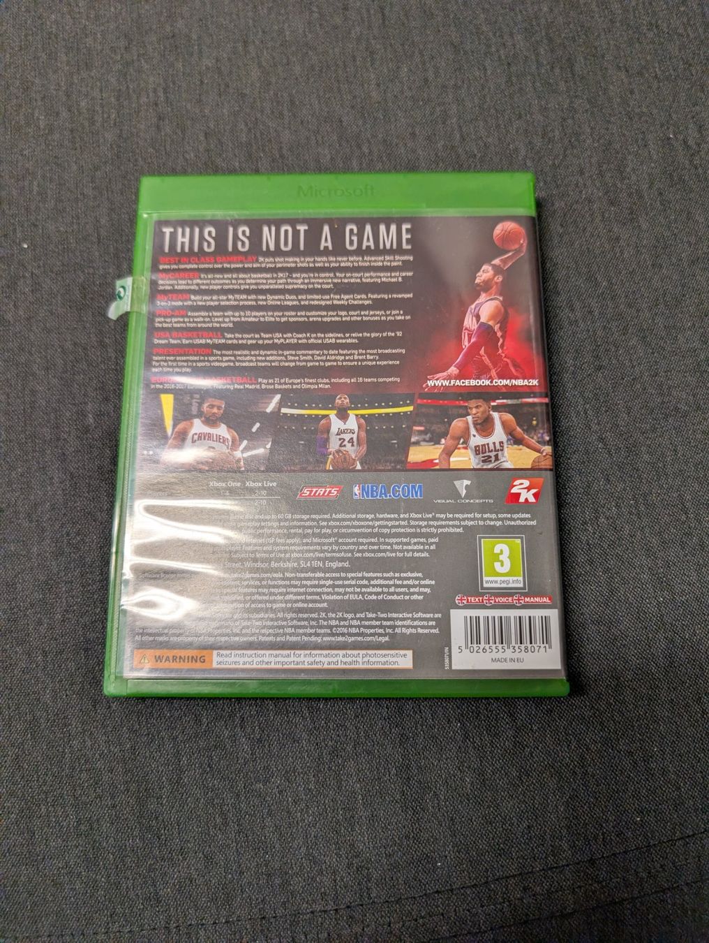 Giochi: NBA 2K17 Microsoft Xbox Series x / one – Usato da Giubiasco venduto da Ticinerd 1