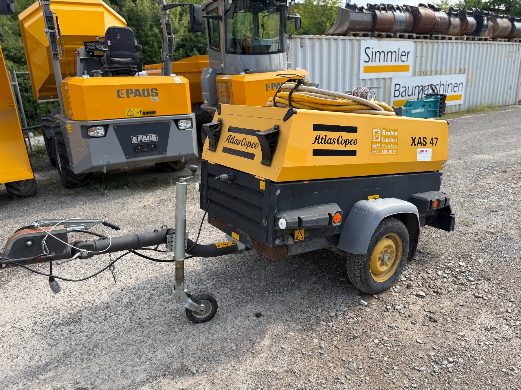 Atlas Copco Compressori: Atlas Copco XAS 47 Kompressor – Usato da Jona venduto da tsbm2
