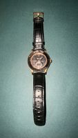 Swarovski Damenuhr, Rosegold, Lederarmband