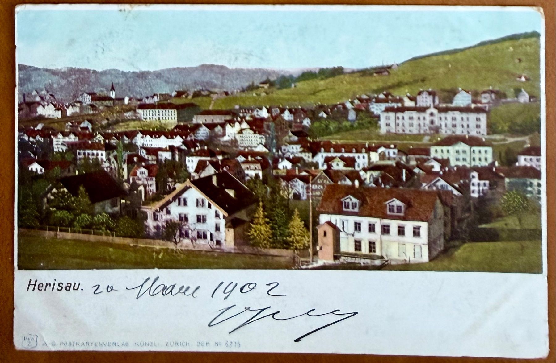 Cartoline postali: Herisau - 1902 – Usato da Lutry venduto da Ediego