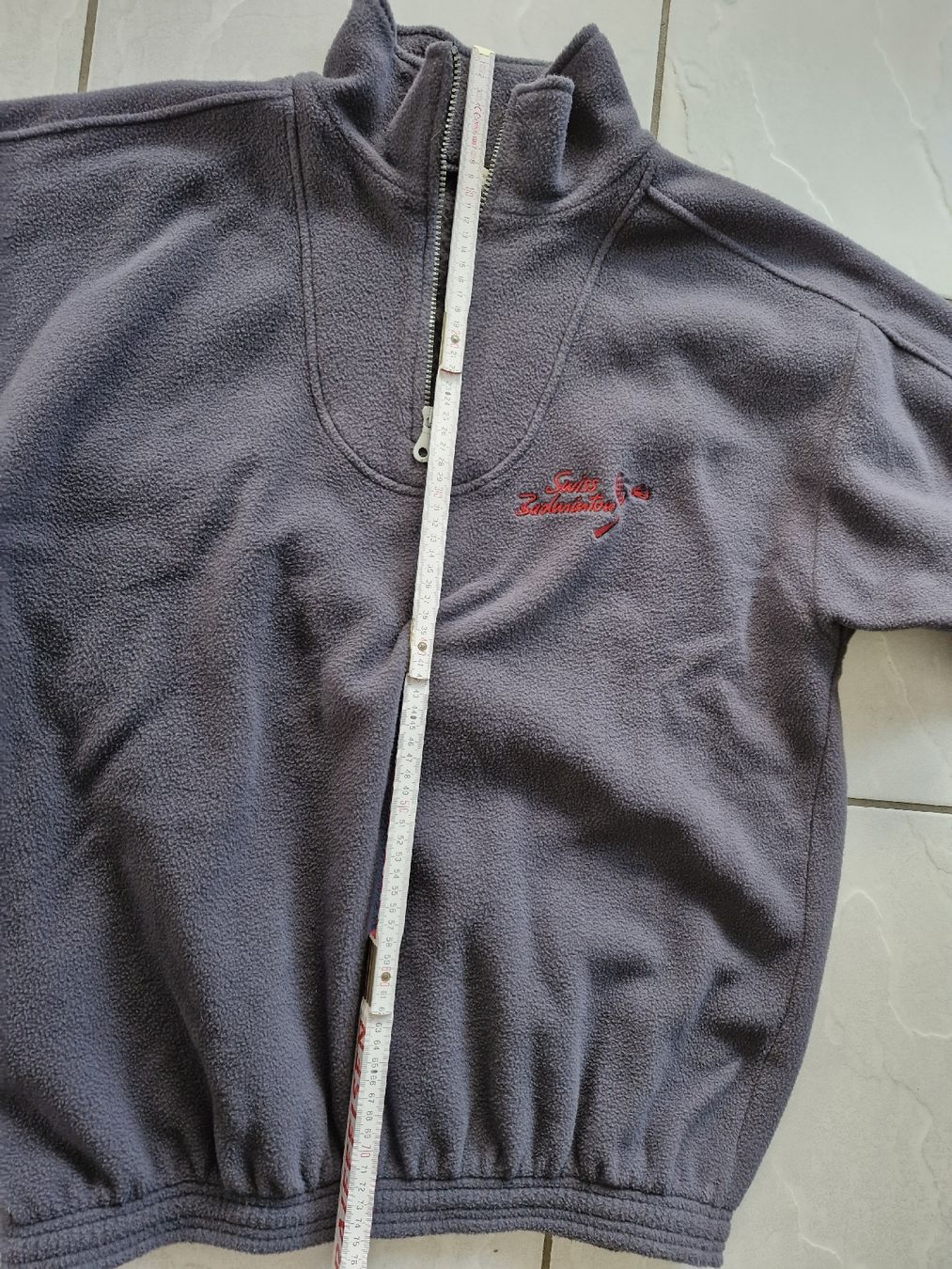 Maglioni & Felpe: Fleecepullover von Texspo, Swiss Badminton, Gr. L – Usato da Frauenfeld venduto da Kasico 3