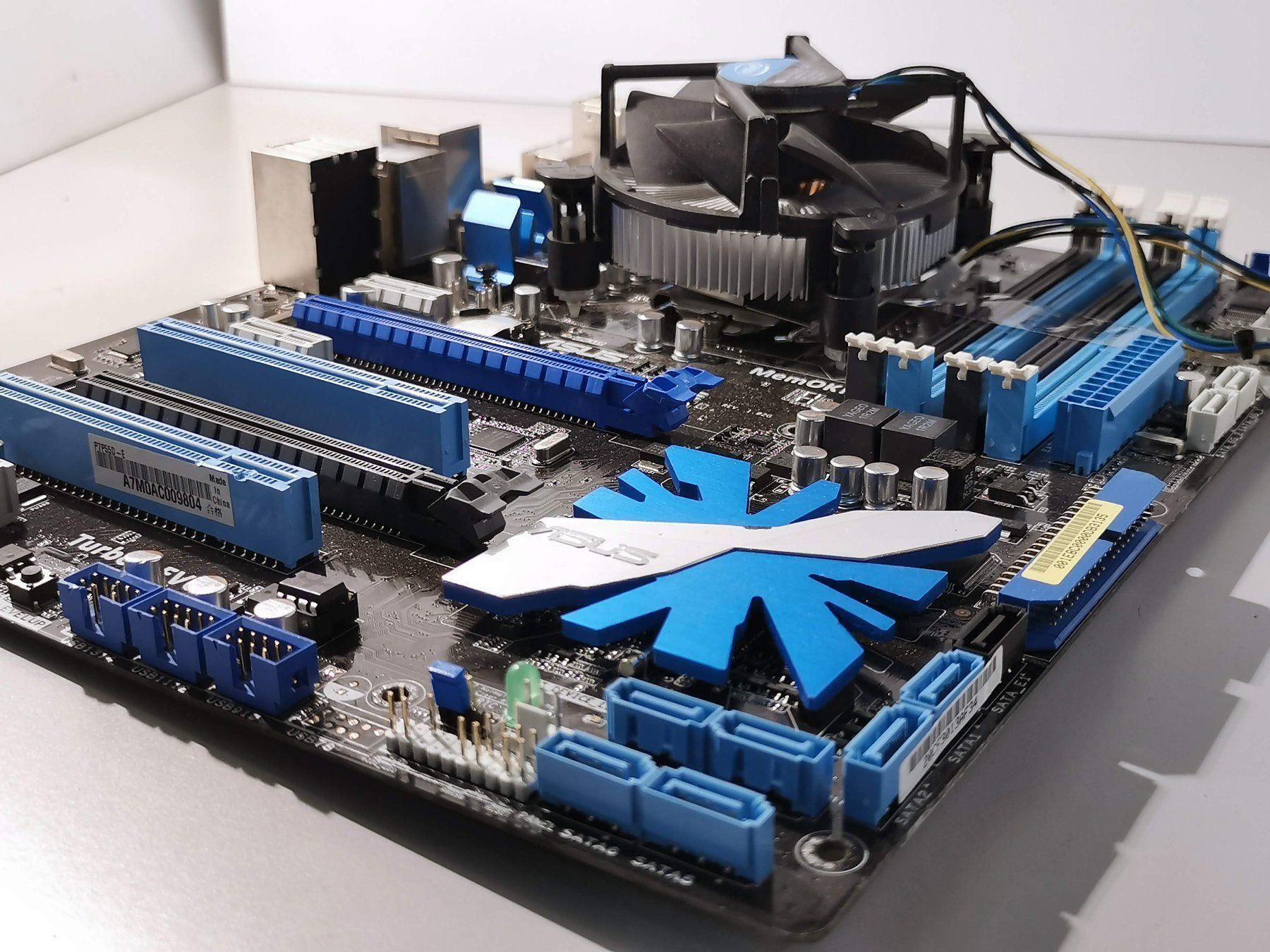 Asus Schede madri: Asus P7P55D-E with Fan – Usato da Ecublens VD venduto da Netfinity 2