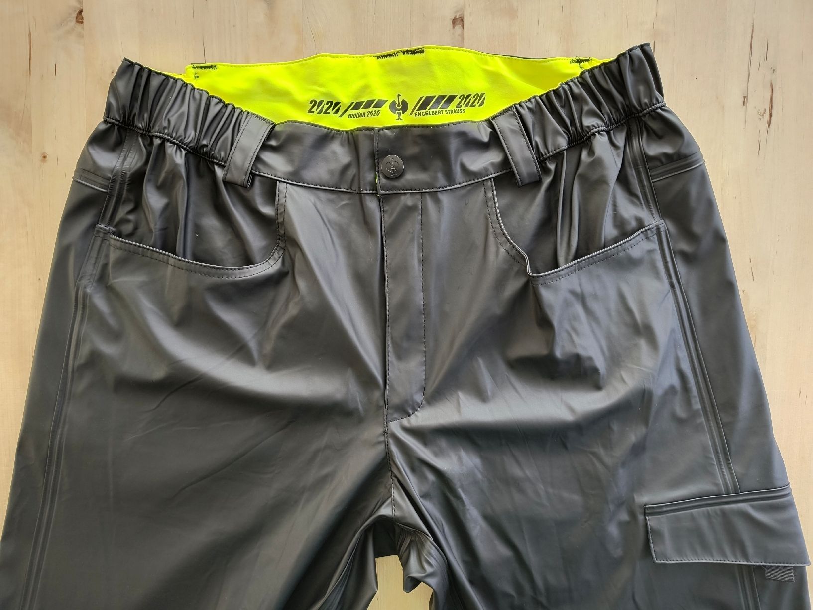 Engelbert Strauss Pantaloni: Neue Regenhose Engelbert Strauss – Nuovo (secondo la descrizione) da Langendorf venduto da thouwanda 2