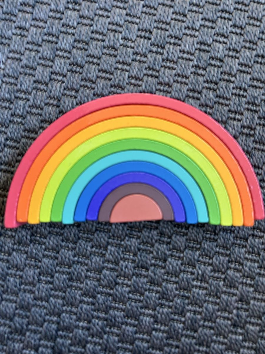 Giocattoli: Wooden Rainbow Stacker Toy Multi-colored Good Condition – Usato da Zürich venduto da mar_d7zz