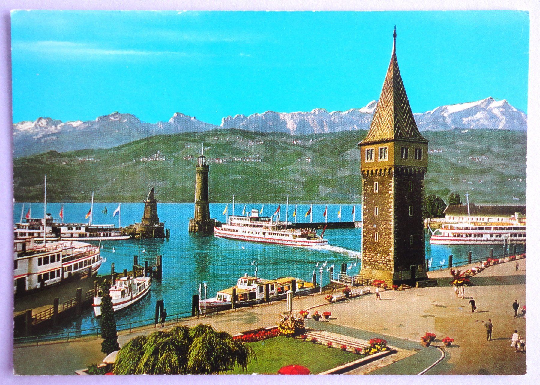Cartoline postali: Lindau im Bodensee - Hafen – Usato da Fétigny venduto da Billy2miny