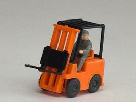 Wiking Still Gabelstapler mit Schutzdach orange