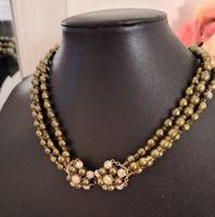 Perlencollier Collier 50 er mit wunderschönem Verschluss