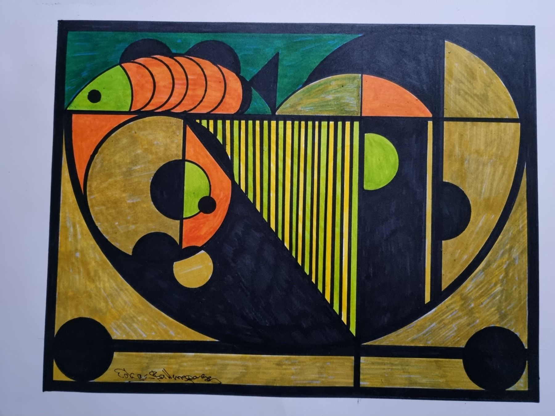 Posters & Illustrations: EDGAR BALTENSPERGER ORIGINAL MISCHTECHNIK SIGNIERT – D'occasion à Gersau par grafik-kunst 8