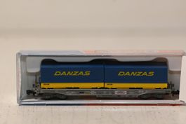 Hupac Danzas Güterwagen Roco Spur N