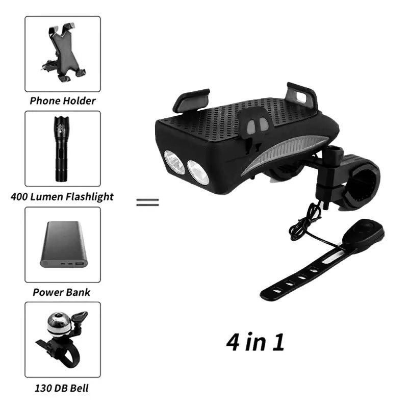 Pezzi di ricambio: Lampe vélo multifonction, charge solaire – Nuovo e nell'imballaggio originale da Morges venduto da Carskin 1