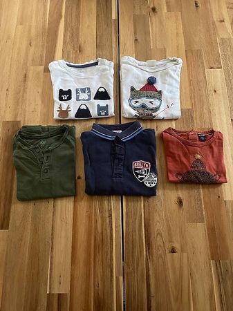 lot de tee-shirts manches longues 98 cm