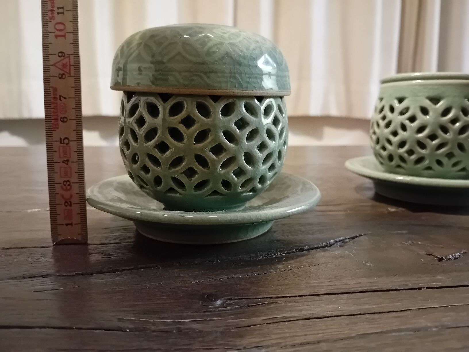 Geschirrsets: Koreanisches Tee-Set,  Celadon Geschirr, 8-teilig – Neu (gemäss Beschreibung) aus Elgg von Feuerpferd7777-1966 3