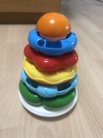 Stapelring Blume zum Sortieren Greifling Spielzeug