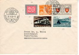 Brief, Rheinfelden 1950 - Vignette Aarg. Frauenliga gegen TB