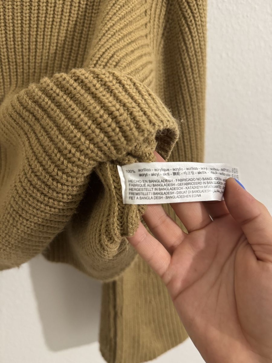 Zara Maglioni & Felpe: Zara Pullover braun weit geschnittene Ärmel – Nuovo (secondo la descrizione) da Zürich venduto da di_archive 4