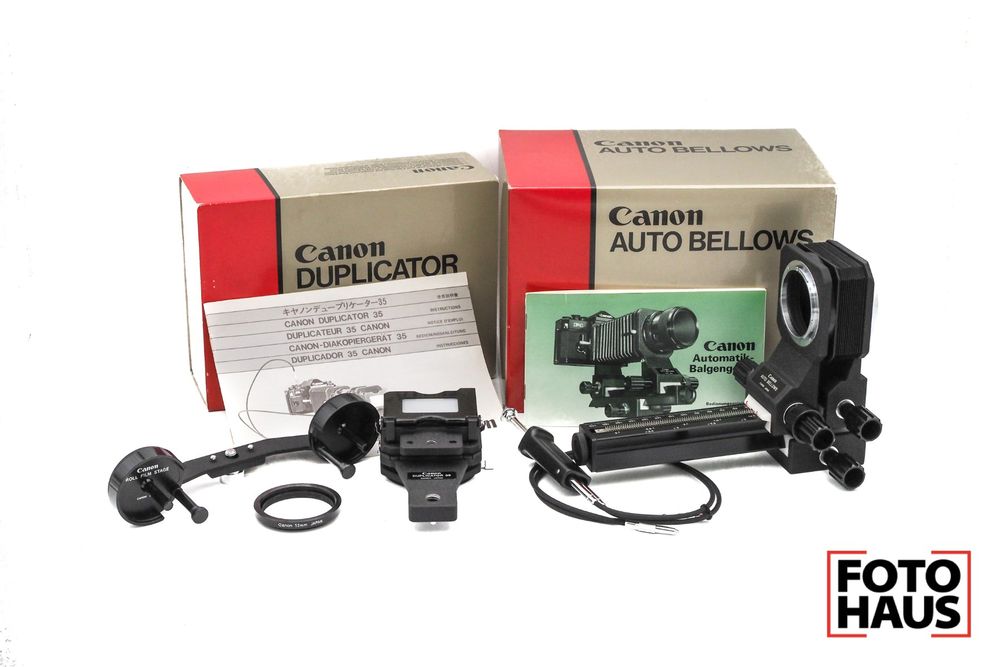 Canon Balgengerät FD FL + Diakopiergerät 35-52R 1018 | Kaufen auf Ricardo