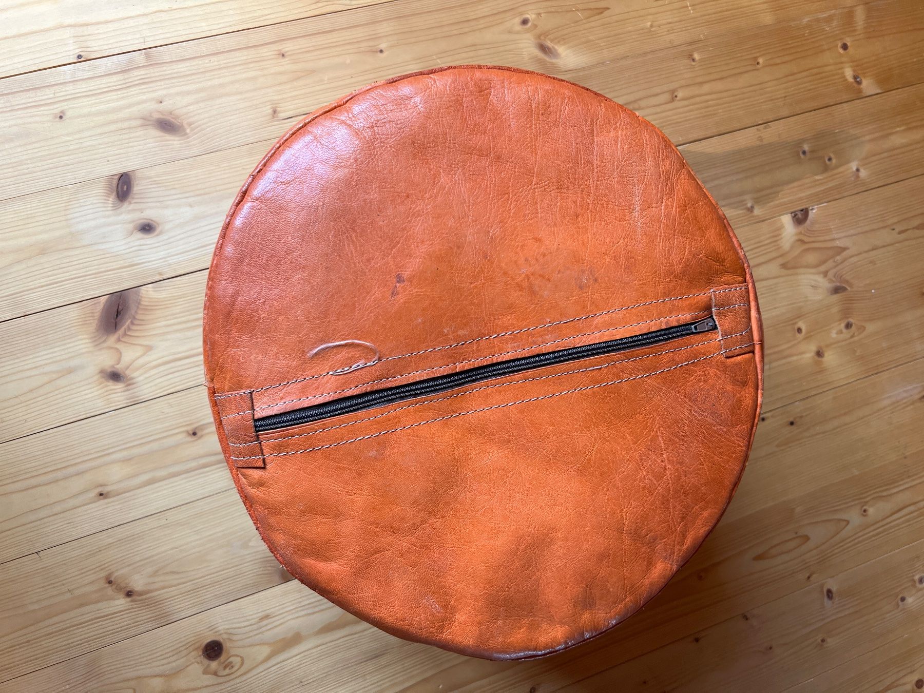 Sgabelli: Leder Pouf aus Marokko – Usato da Merzligen venduto da Paxi01 4