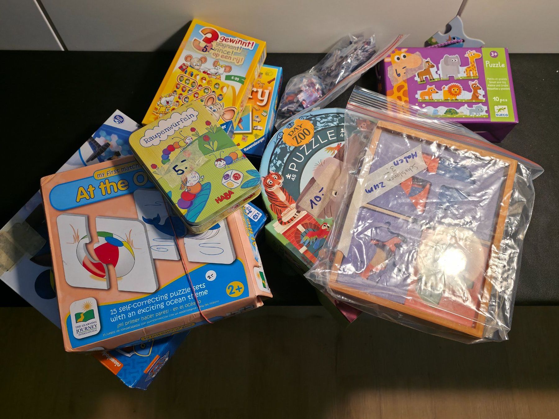 Giochi: Diverse Spiele und Puzzles ab 5 .- – Usato da Fischbach-Göslikon venduto da BremBarb