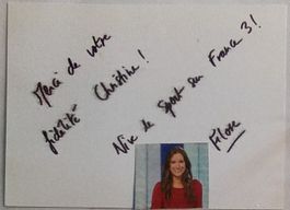 Flore Maréchal Autogramm signiert Karte 11x15cm