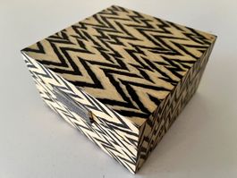 ROGER DUBUIS precious wood watch box yellow/black