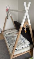 Childhome Tipi Kinderbett 70x140, Montessori Bodenbett