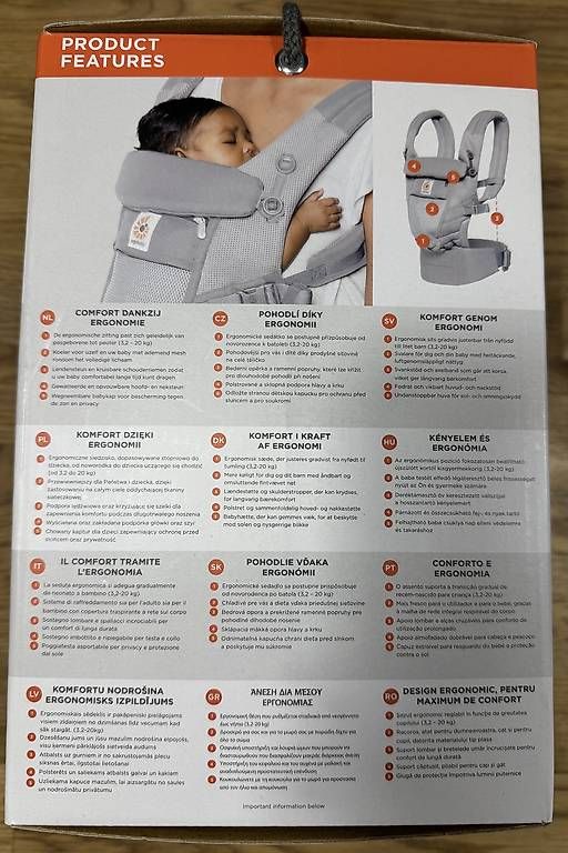 Ergo Baby Marsupi portabebè: Ergobaby adapt carrier – Usato da Bösingen venduto da ego_6dny 3