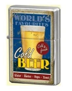 Feuerzeuge: Feuerzeug Cold Beer – Neu (gemäss Beschreibung) aus Schalunen von schwabspielautomaten