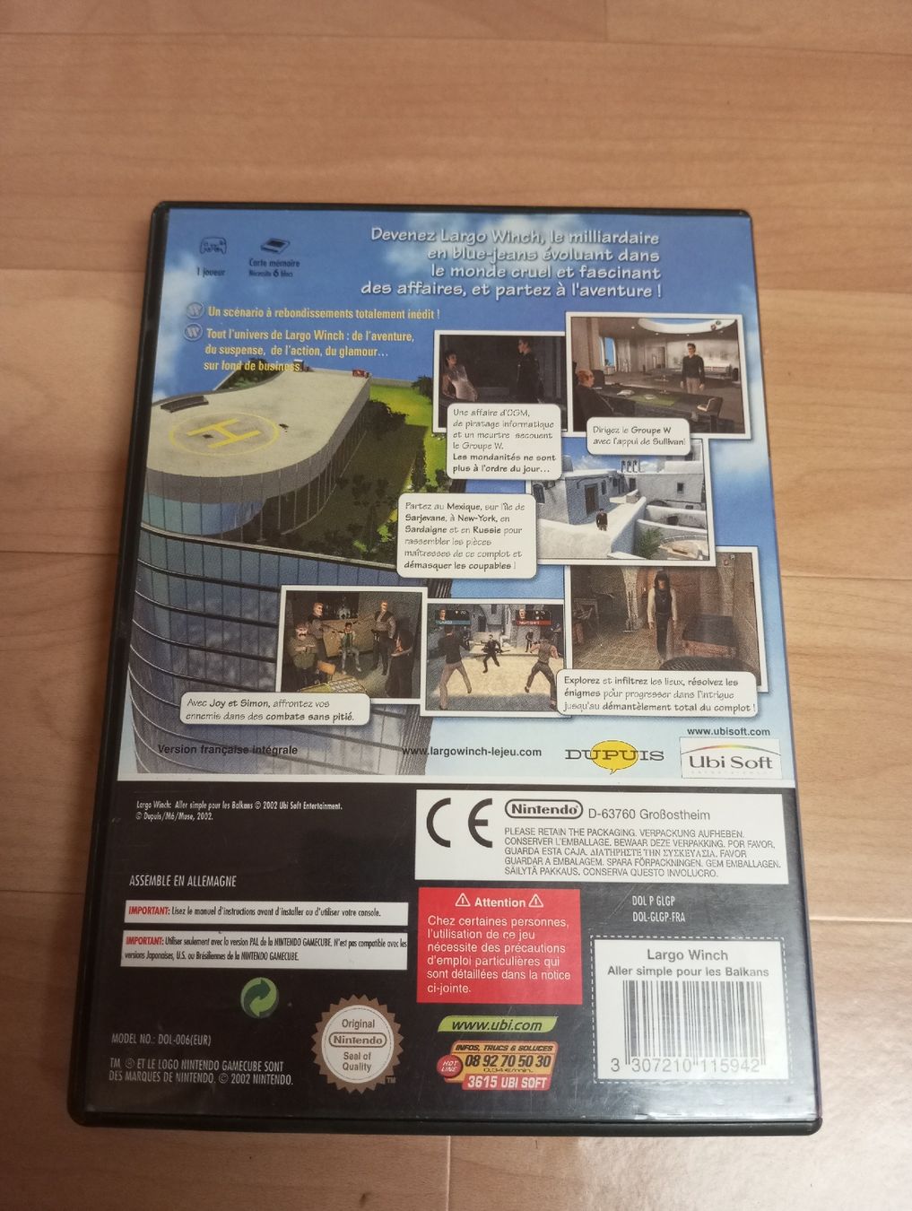 Nintendo Giochi: Largo winch GameCube – Usato da Cottens FR venduto da magnius01 2