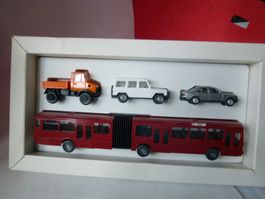 Wiking - altes Mercedes - Set mit Gelenkbus in OVP