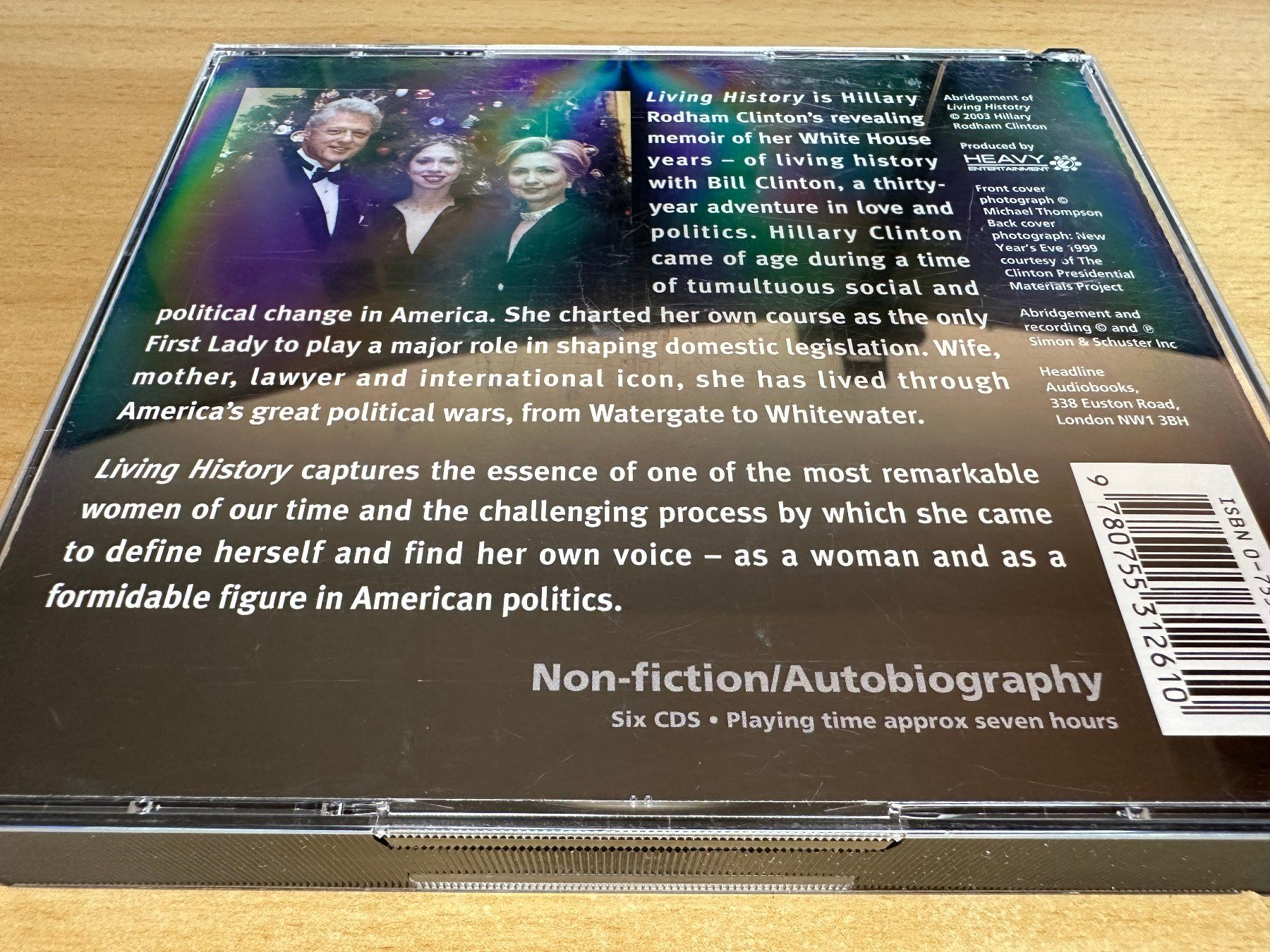 Hörbücher: Hillary Rodham Clinton - Living History - 6 CD – Gebraucht aus Rikon im Tösstal von Alpenmutz 1