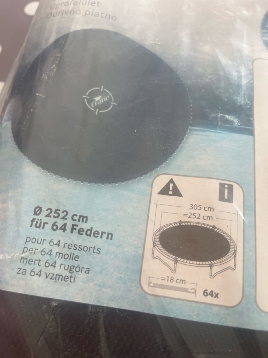 Trampolini: Tapis de saut Crane 252cm - Idéal pour trampoline! – Nuovo e nell'imballaggio originale da Noville venduto da Berlusconi55 1