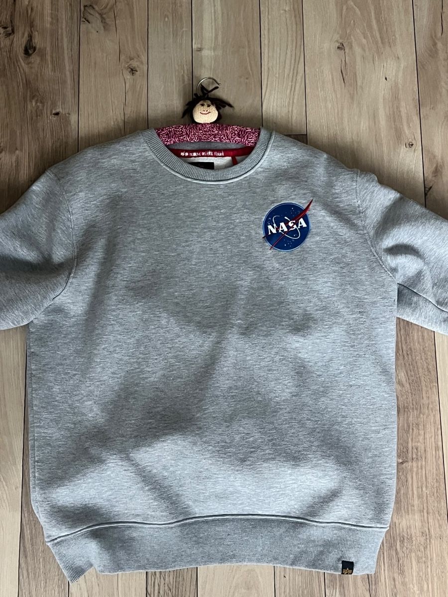 Alpha Industries Maglioni & Felpe: Alpha Industries Nasa Pullover Grau XL – Usato da Möhlin venduto da Heimerdinger 1